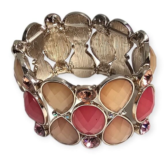 Women's Bracelet NWOT TAN  RED - Picture 3 of 3